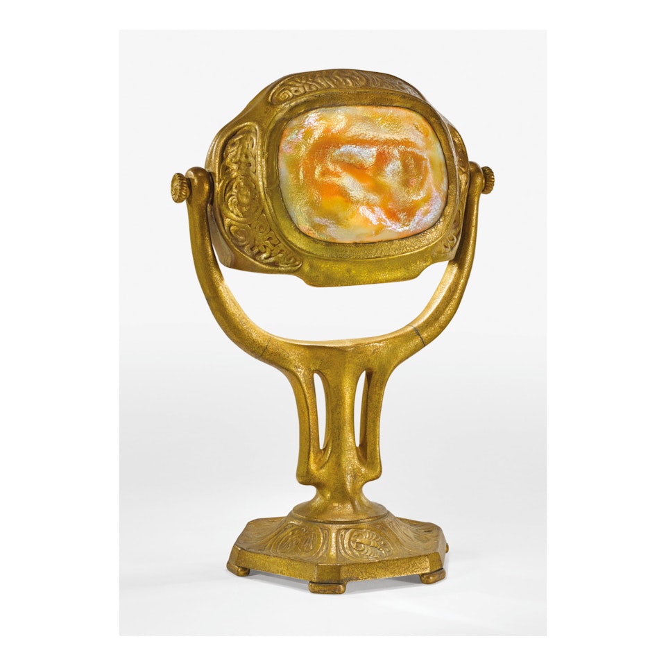 "ZODIAC TURTLE-BACK" DESK LAMP by Tiffany Studios