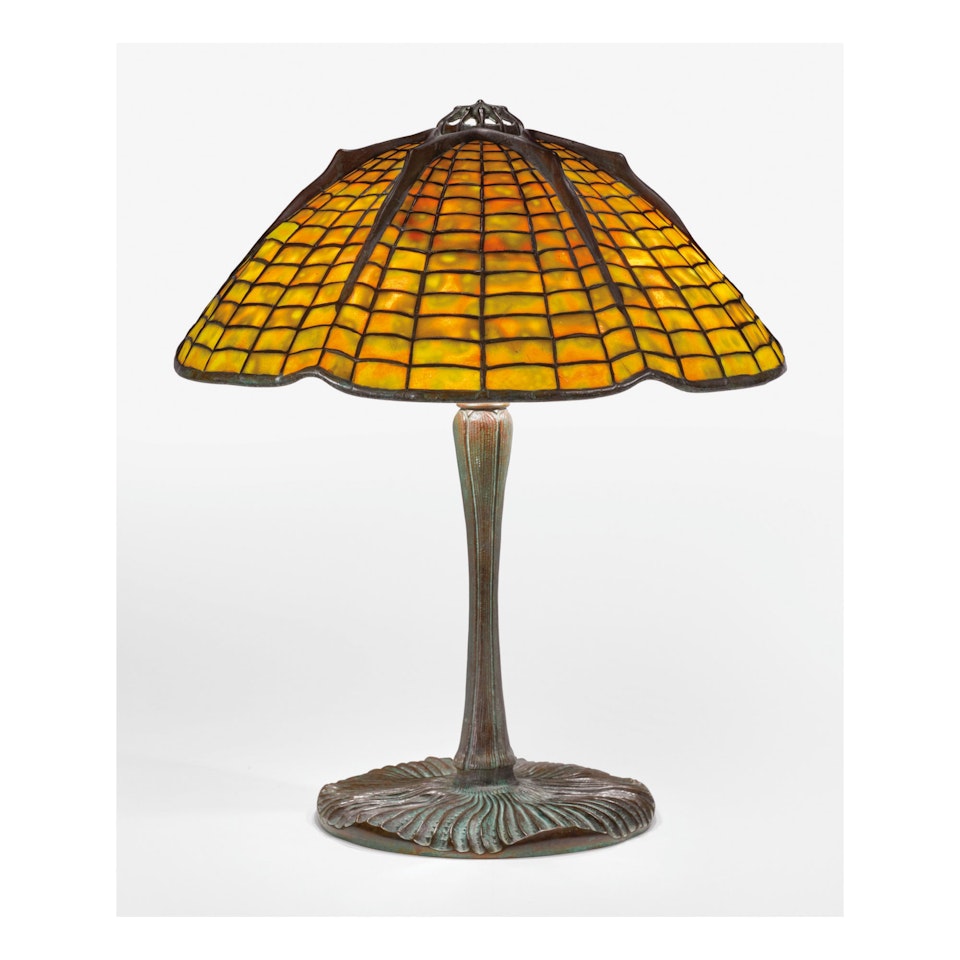 "SPIDER" TABLE LAMP by Tiffany Studios
