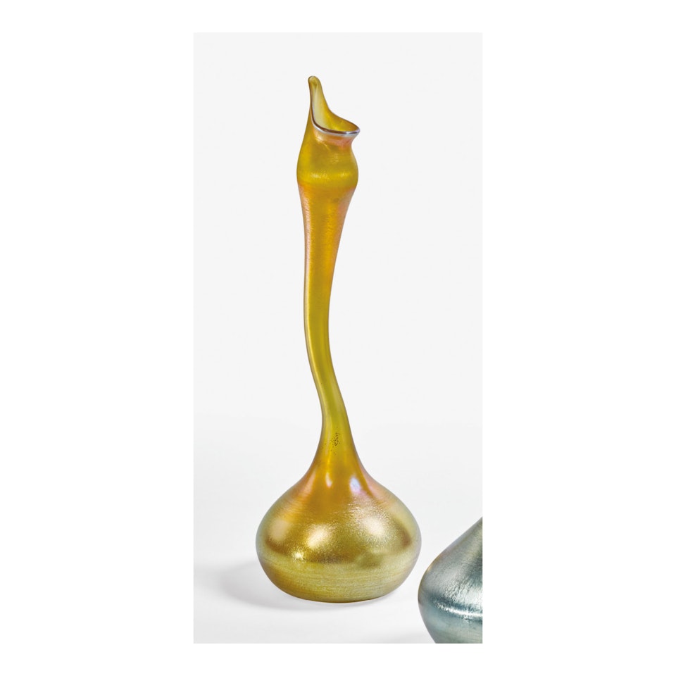 "GOOSENECK" VASE by Tiffany Studios