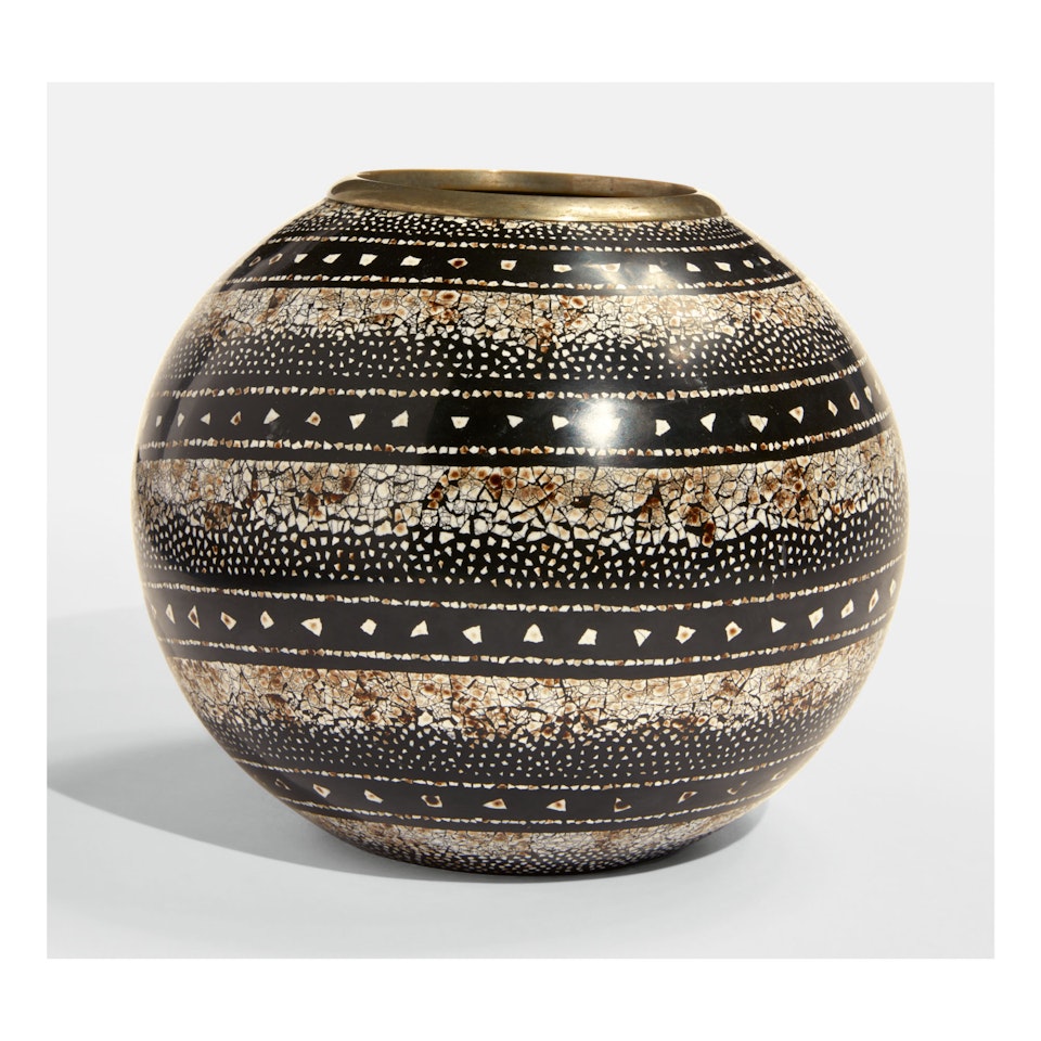 VASE  by Jean Dunand
