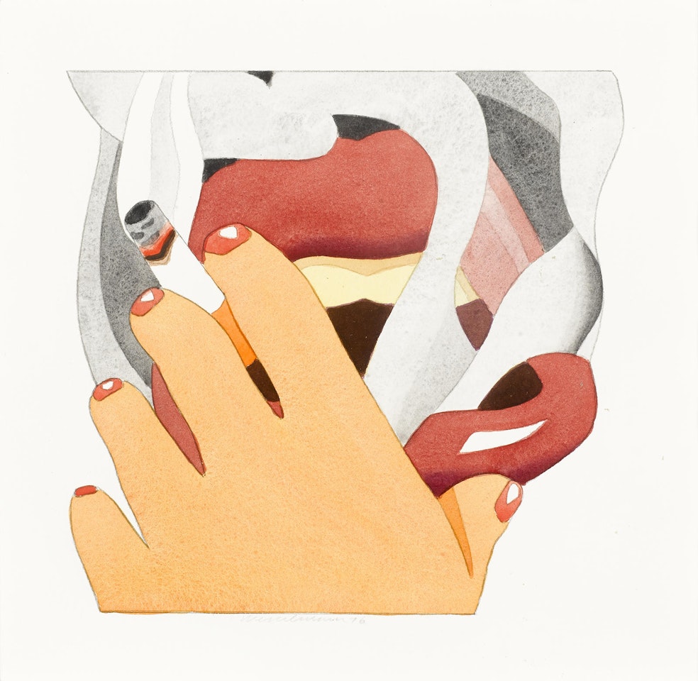 'From' Smoker Silkscreen by Tom Wesselmann