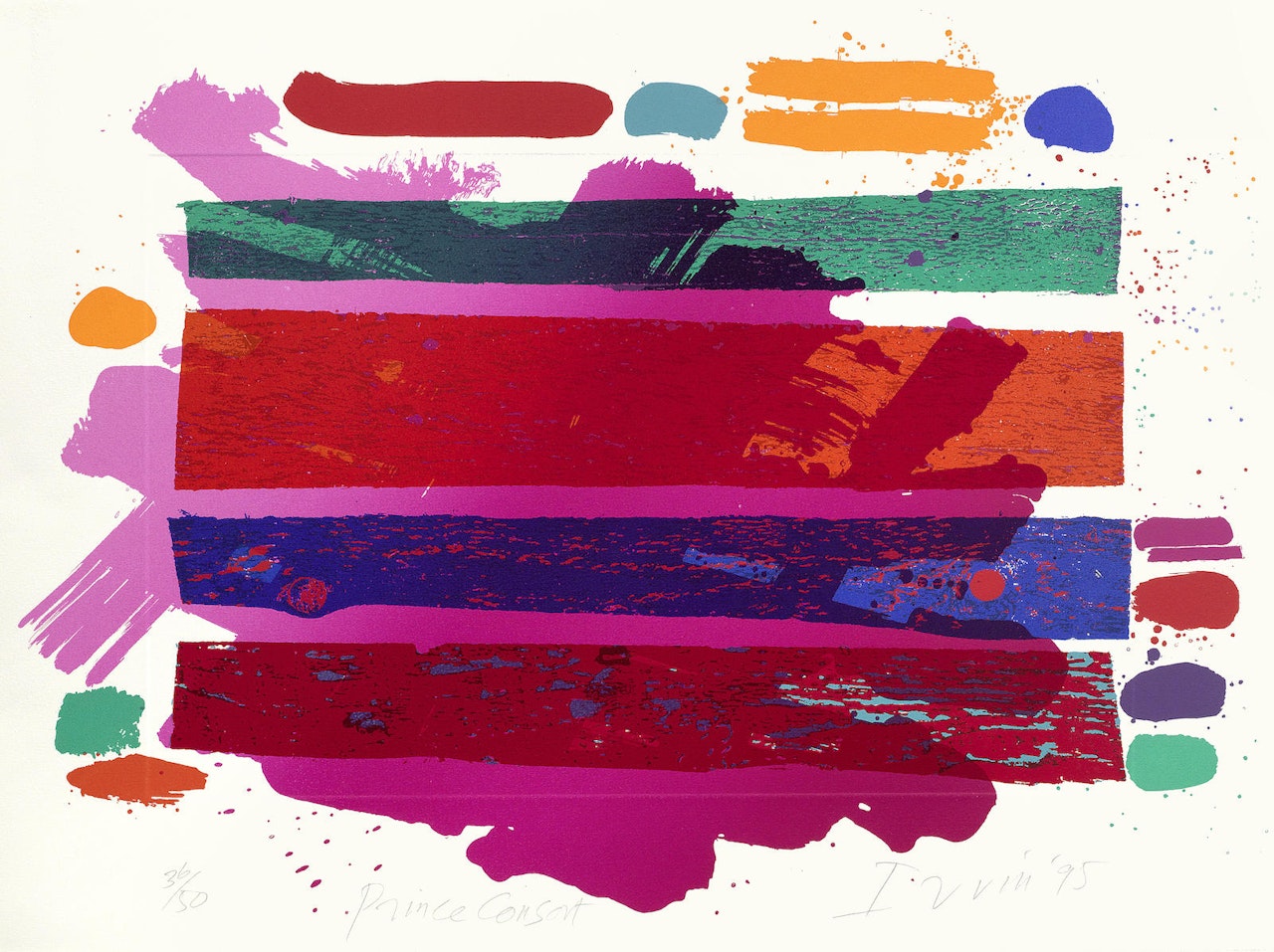 A Collection of Modern British Prints 5 unframed by Various Artists