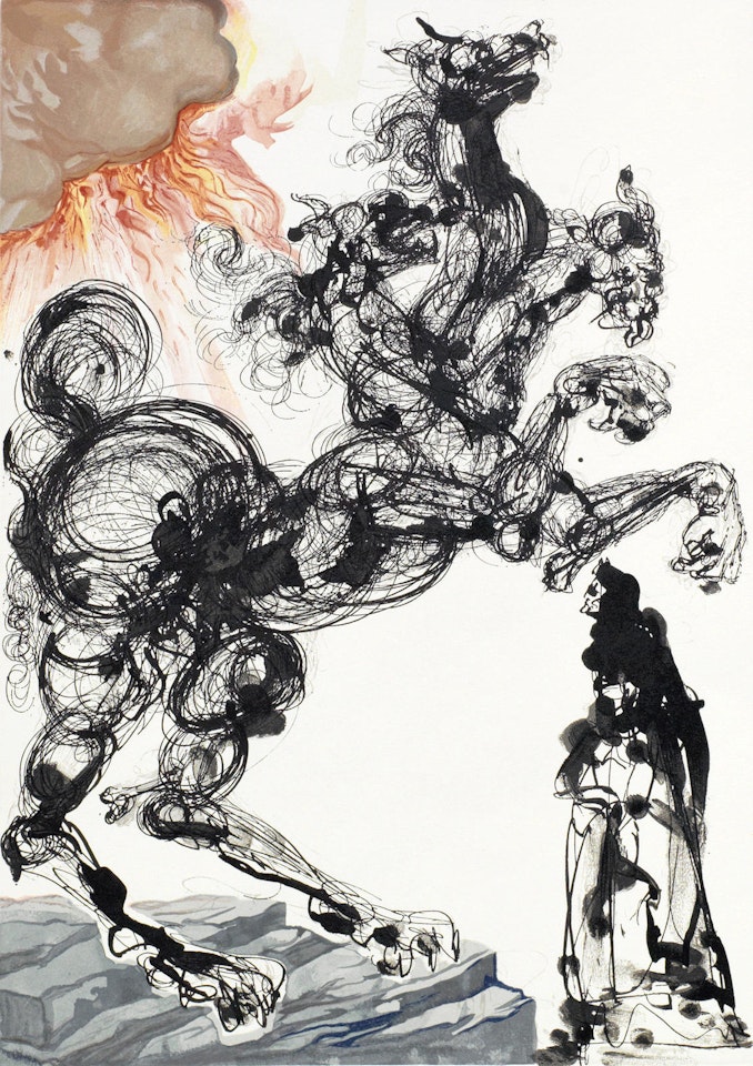 Divine Comédie 100 folio by Salvador Dali