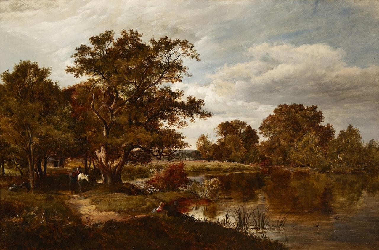 On the river Mole by Sidney Richard Percy