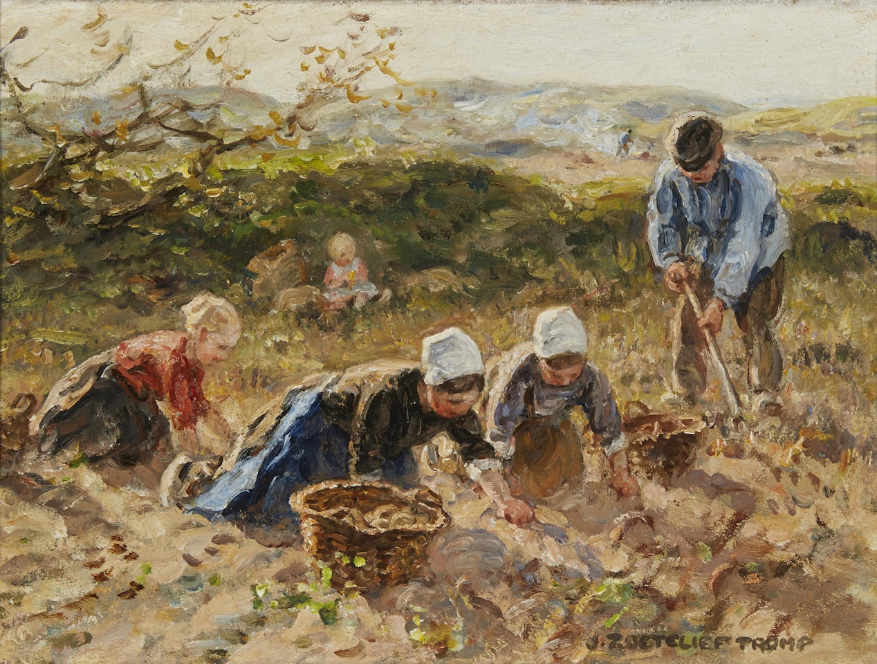 The potato gatherers by Jan Zoetelief Tromp