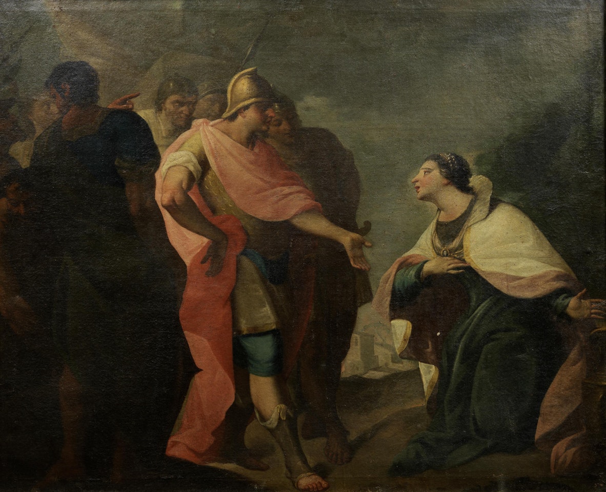 David and Abigail; and a Scene from the Old Testament by Venetian School