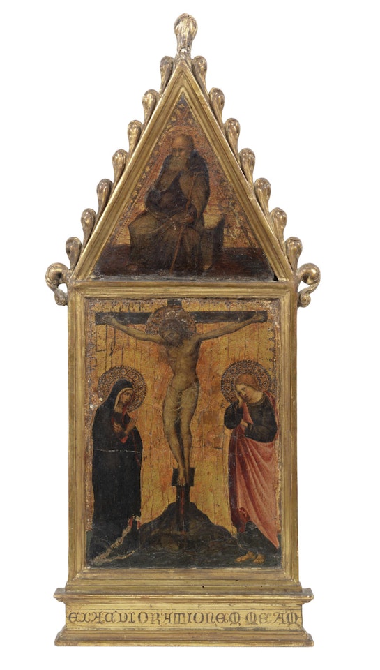 The Crucifixion with Saint Anthony Abbot by Florentine School