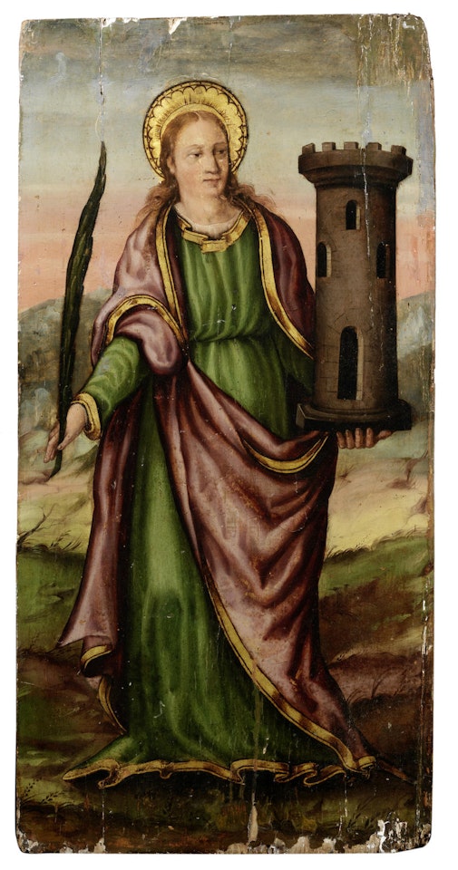 Saint Barbara by Spanish School