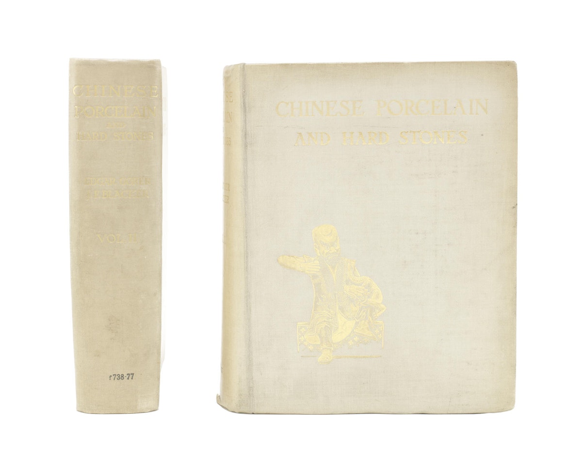EDGAR GORER AND J.F. BLACKER, CHINESE PORCELAIN AND HARDSTONES, VOLS I-II, LONDON, QUARITCH by Anonymous