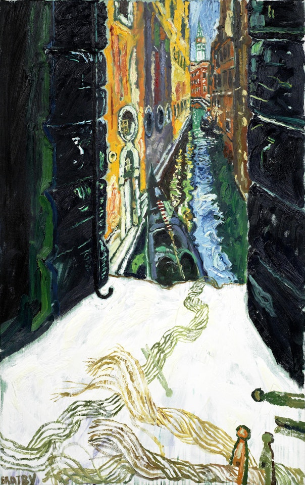 Canal view, Venice by John Bratby