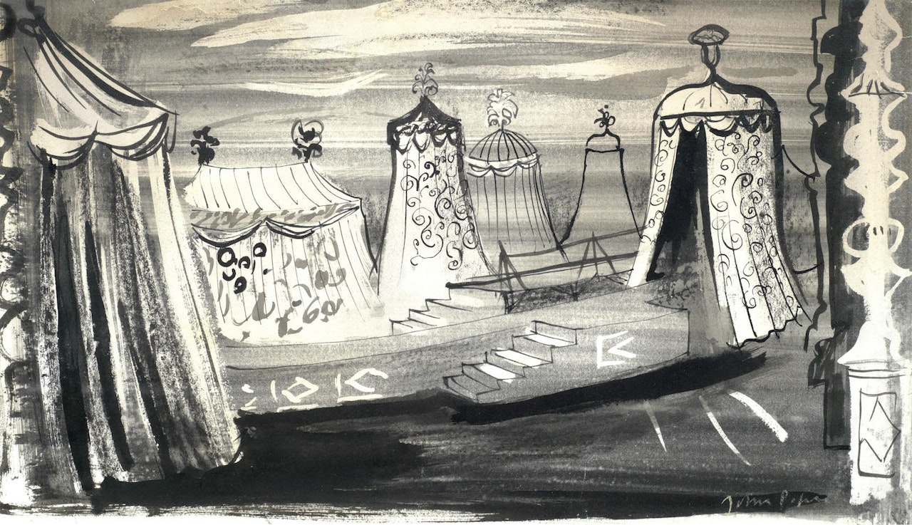 Gloriana: Act 1 Scene 1 by John Piper