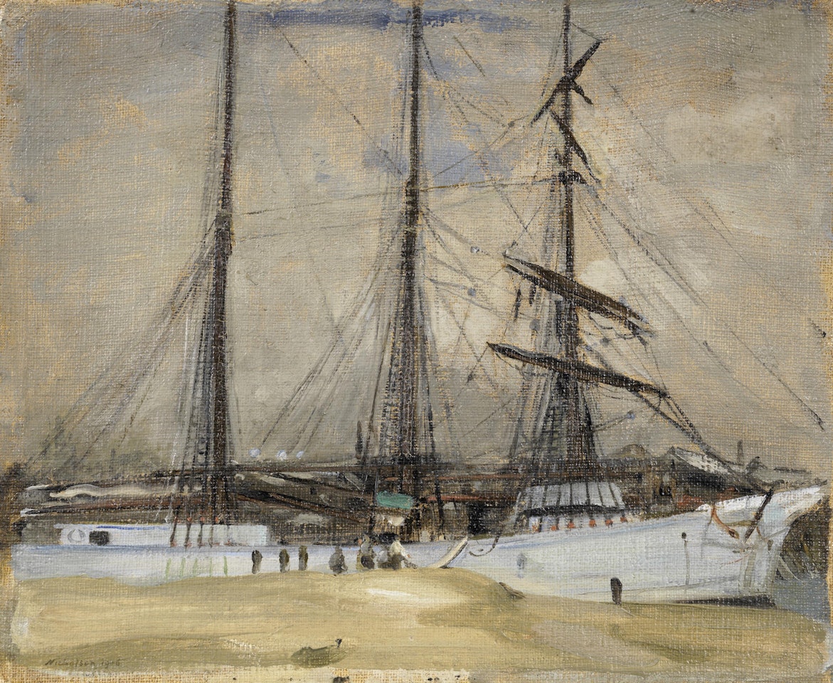 Swedish Barquentine by William Nicholson