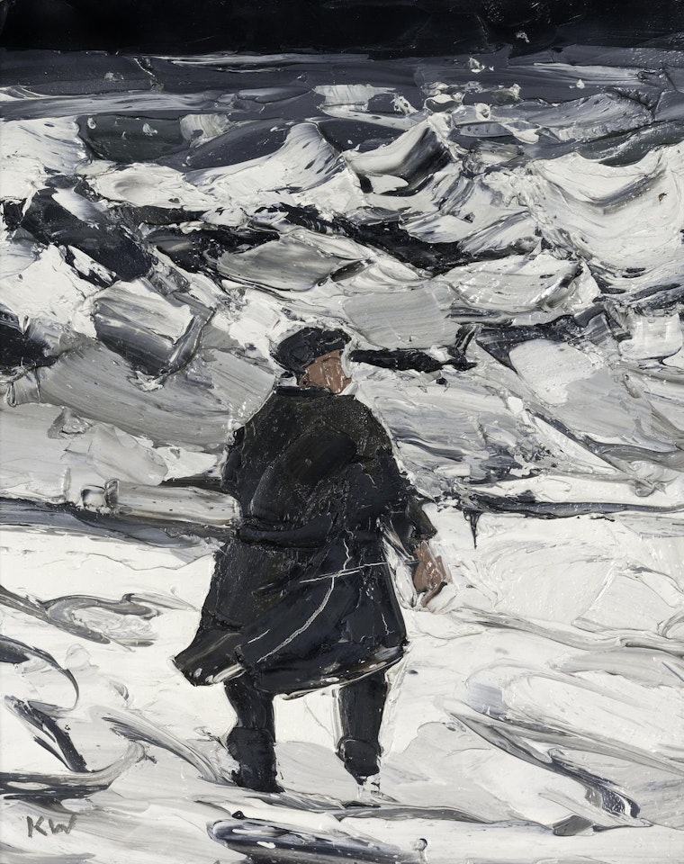 Farmer on the Shore by Kyffin Williams