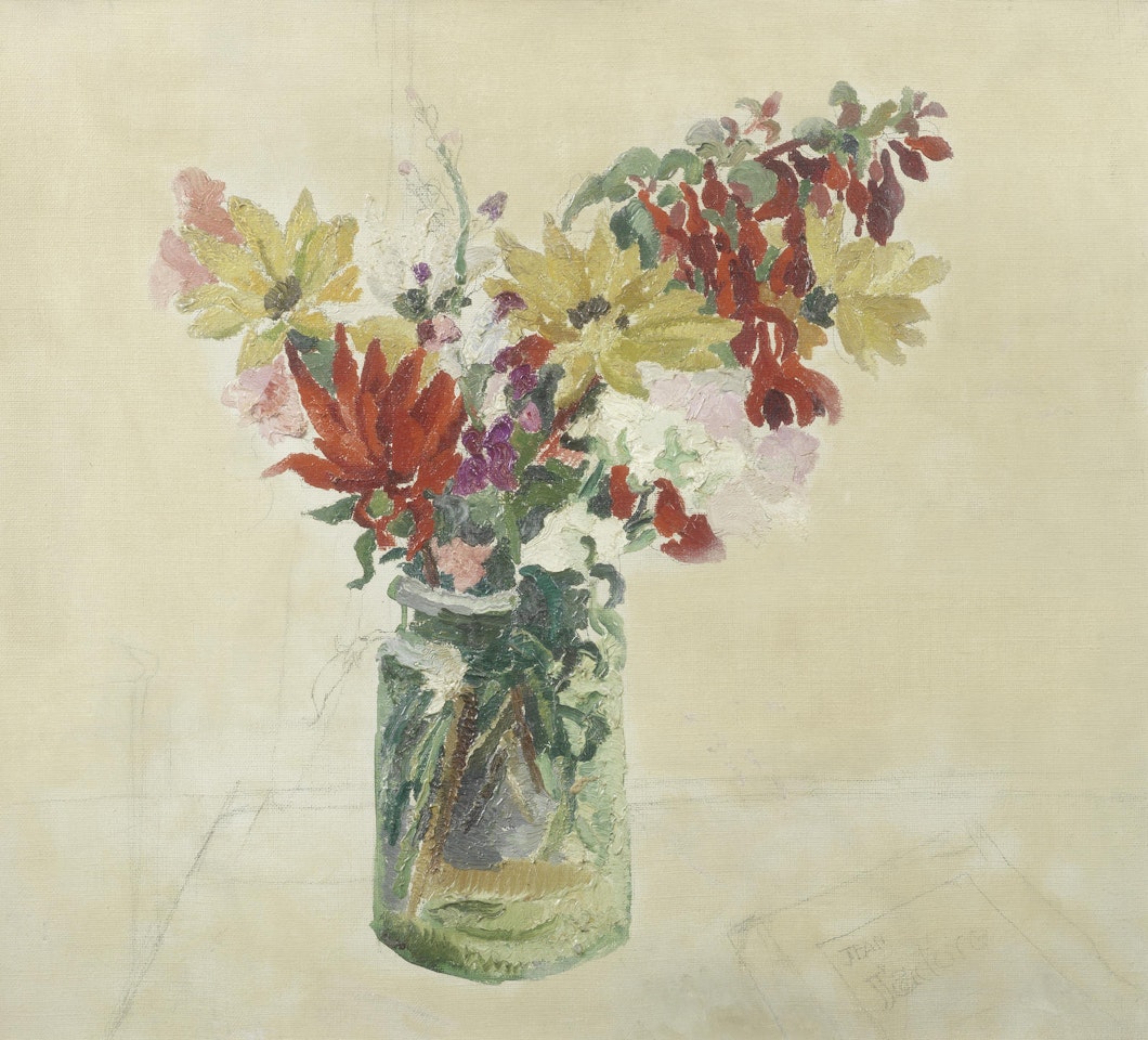 Flowers in a Glass-Jar by Christopher Wood