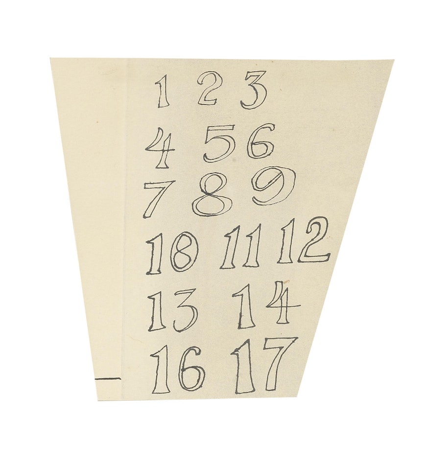 Untitled (1970, For Redd) by Ben Nicholson, O.M.