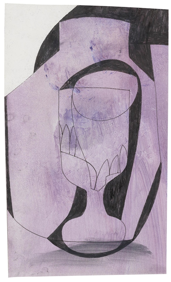 1978 (Magenta and Black) by Ben Nicholson, O.M.