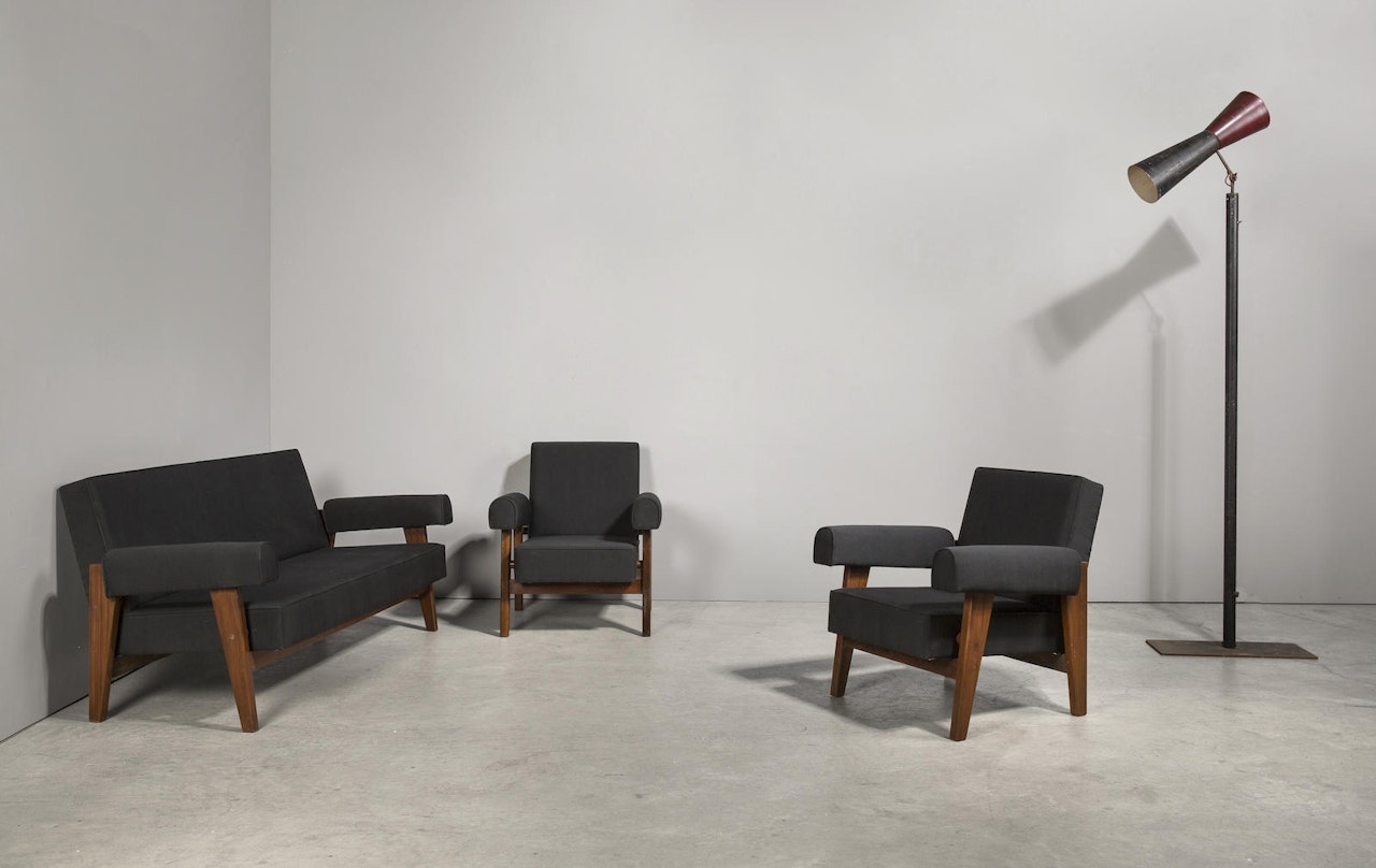 Advocate and Press lounge suite by Le Corbusier & Pierre Jeanneret
