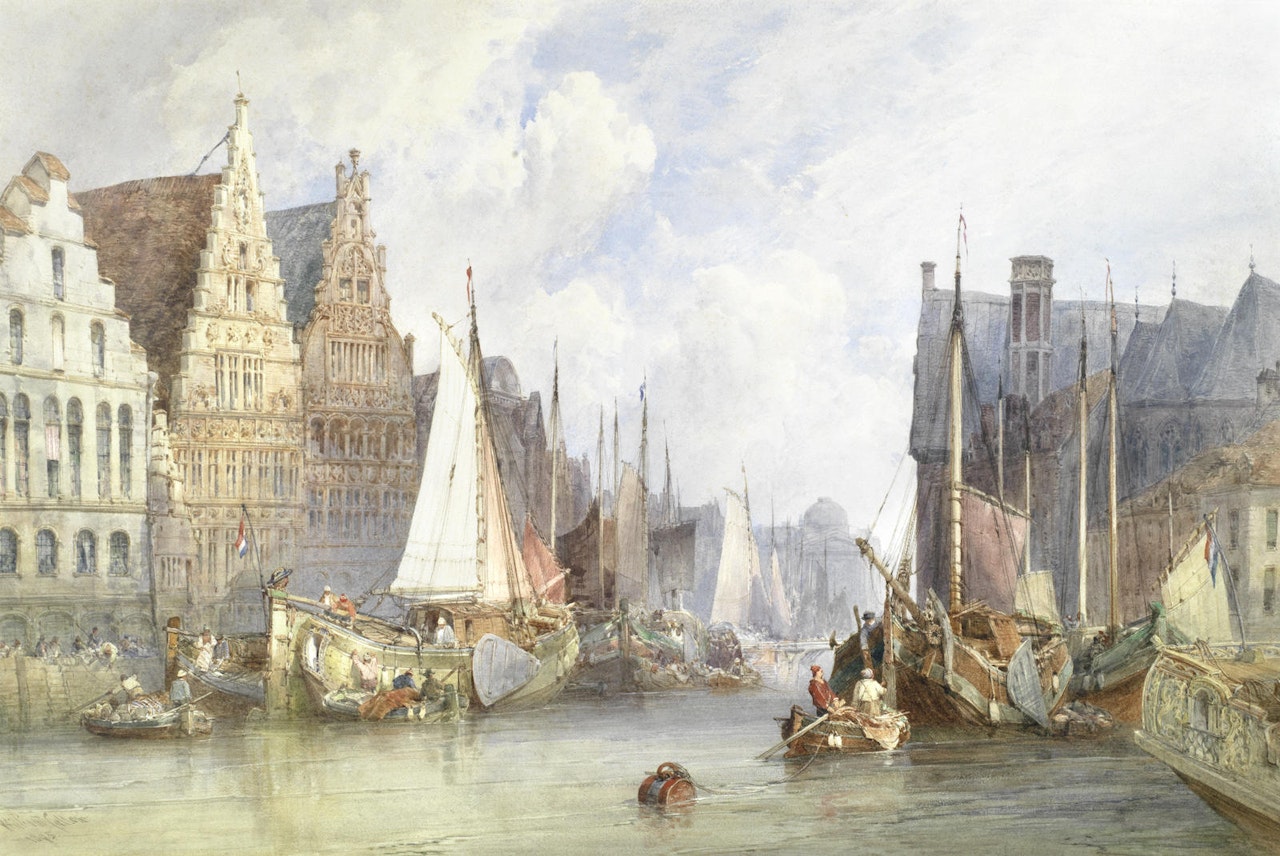 View of Ghent by William Callow