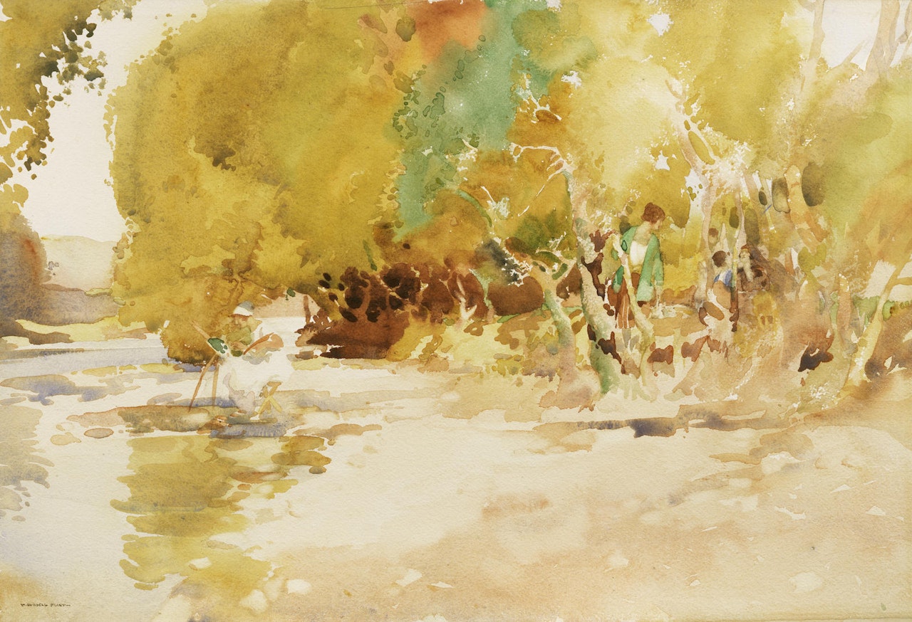 Picnic at Eskdale by William Russell Flint