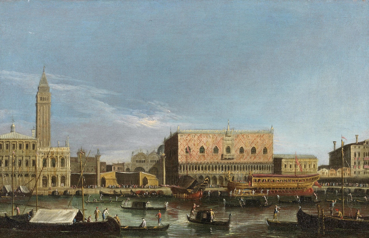 The Bacino di San Marco, Venice by Apollonio Domenichini