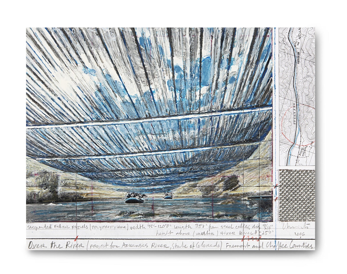 Over the River (project for Arkansas River, State of Colorado) by Christo