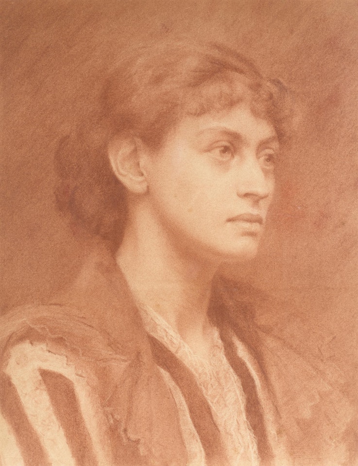 A portrait of a woman by English School