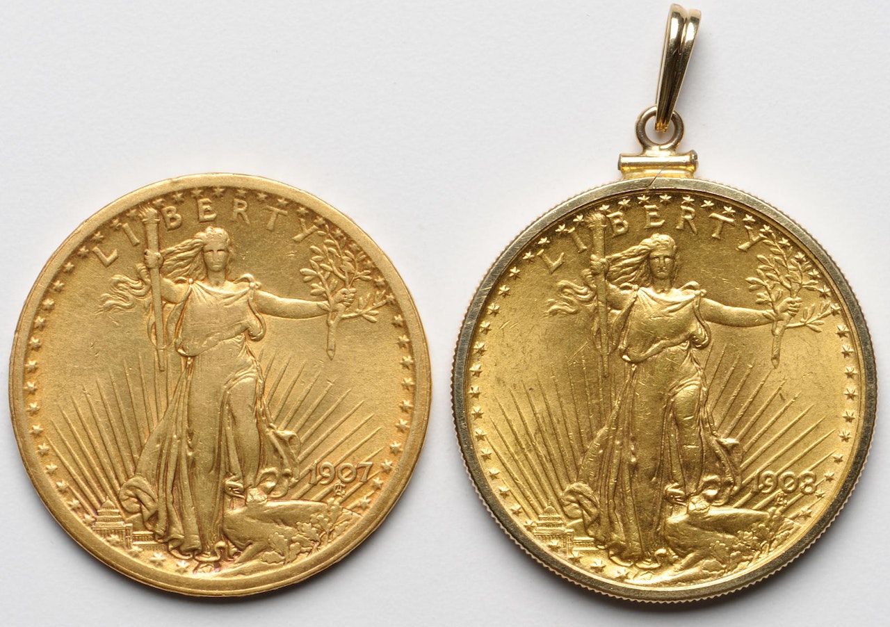 1907 NM, 1908 Motto $20 by Anonymous