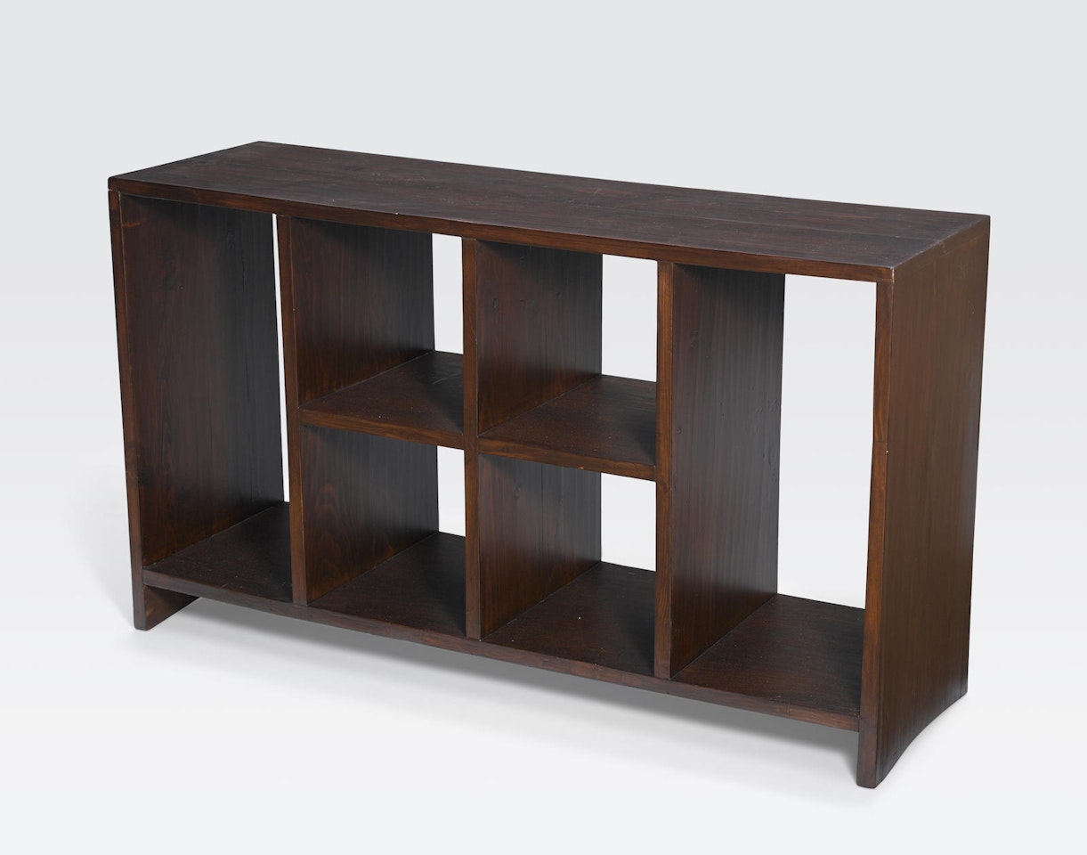 Double-sided file rack storage unit by Pierre Jeanneret