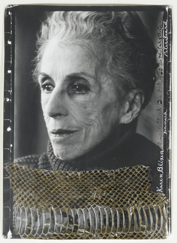 Karen Blixen by Peter Beard
