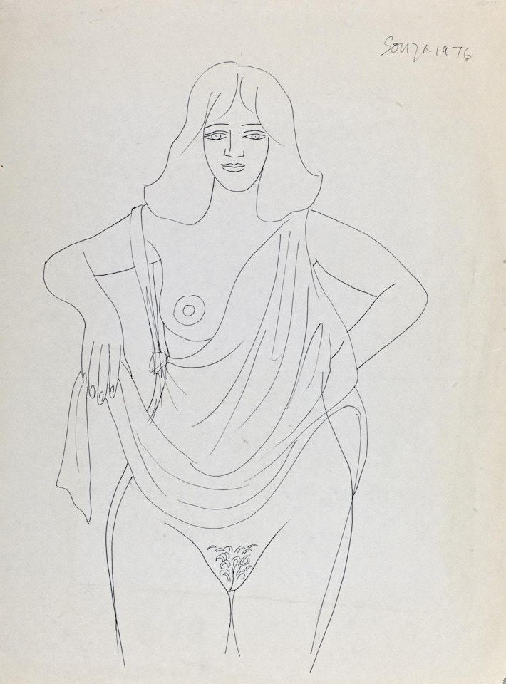 Untitled (Nude) by Francis Newton Souza