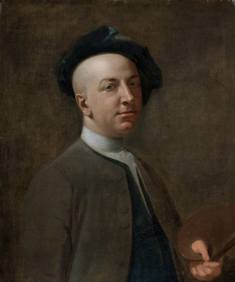 Self-portrait of an artist by English School