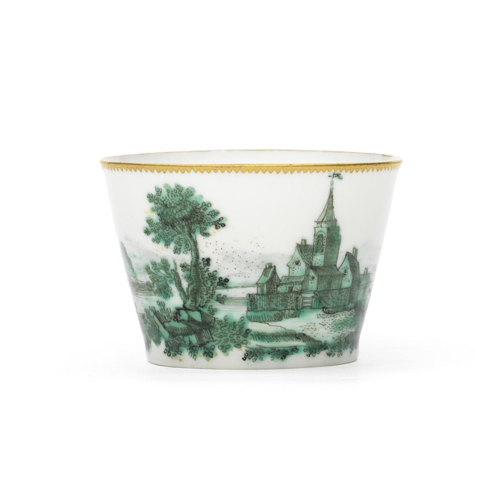 A rare Chelsea teabowl by Anonymous