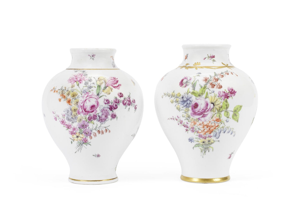 Two Chelsea vases by Anonymous
