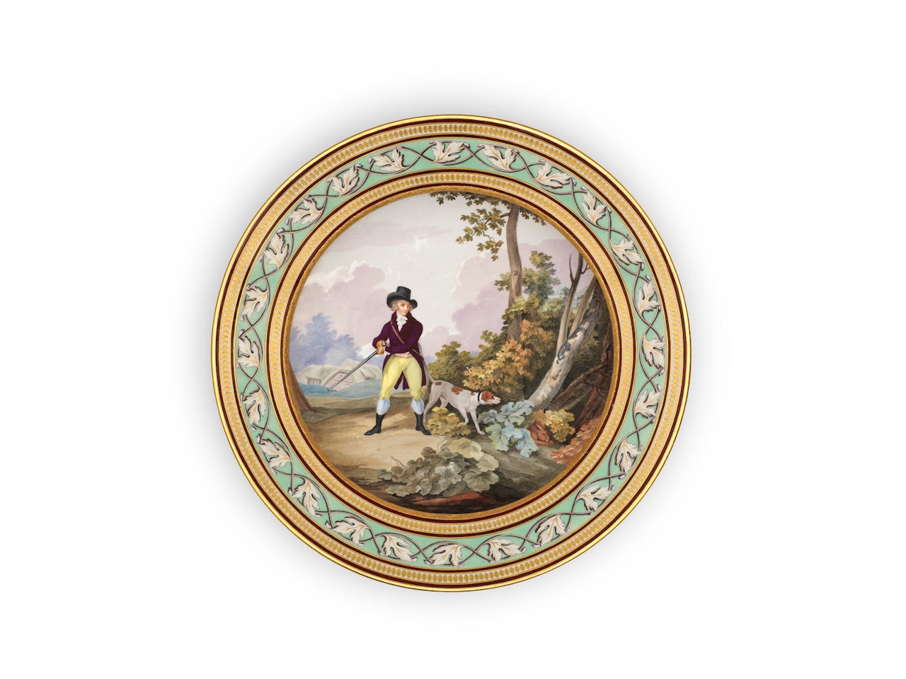 A Vienna Sorgenthal period plate by Anonymous