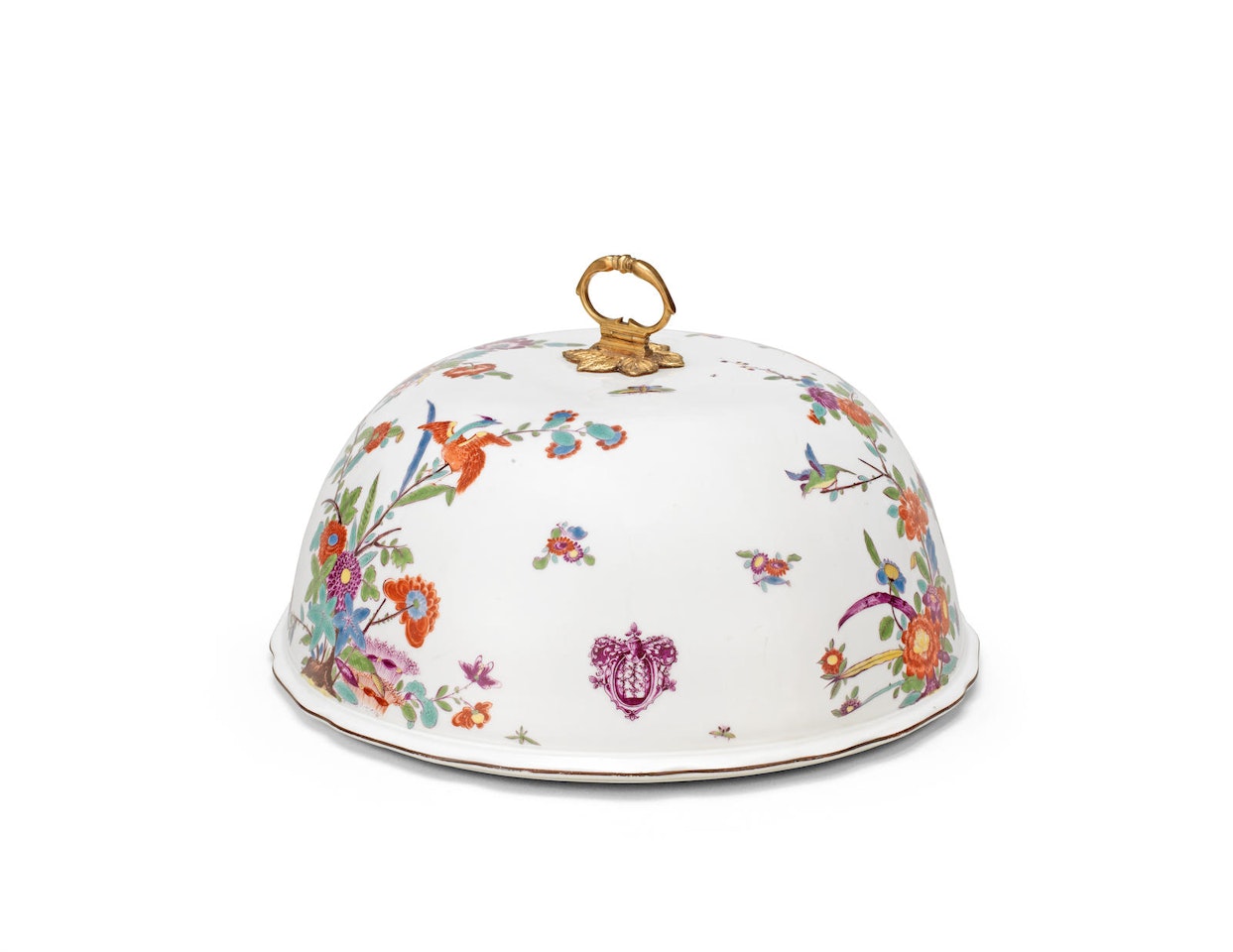 A very rare Meissen armorial cloche by Anonymous