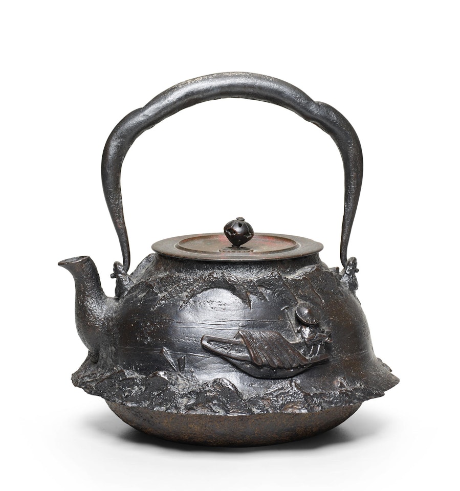 A tetsubin (iron teapot for sencha) by Anonymous