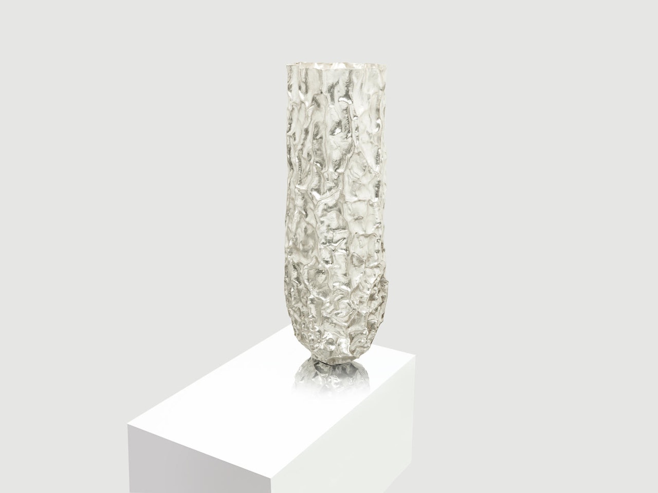 A monumental sculptural silver vessel by Rob & Jaap Thalen by Anonymous