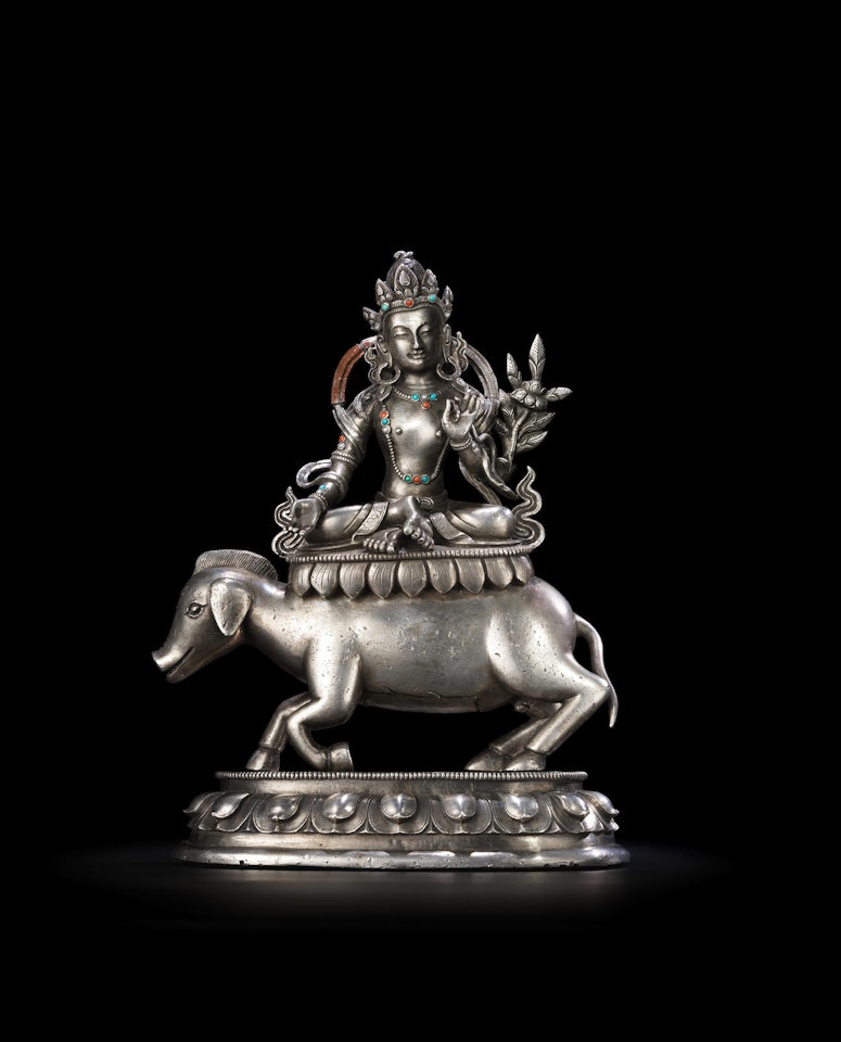 A SILVER FIGURE OF MARICI by Anonymous