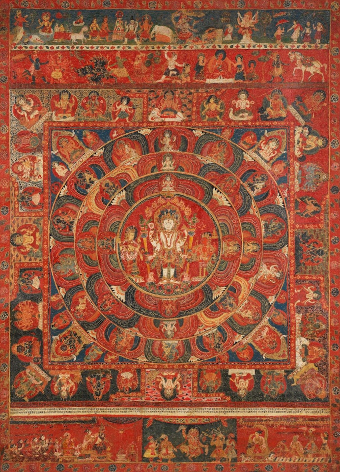 A VISHNU MANDALA by Anonymous