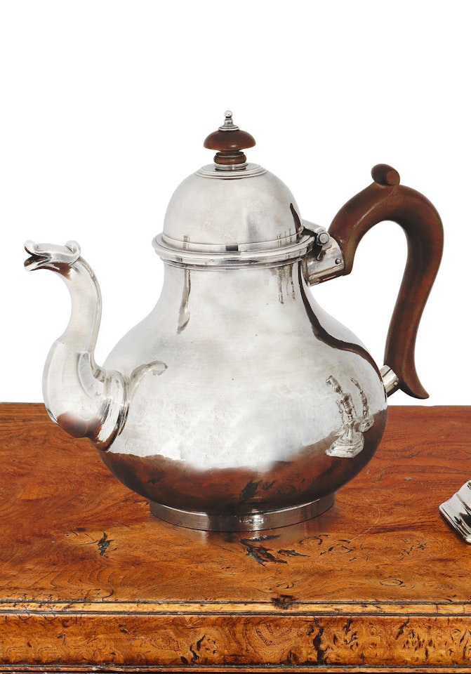 A rare large George I silver teapot by Seth Lofthouse by Anonymous