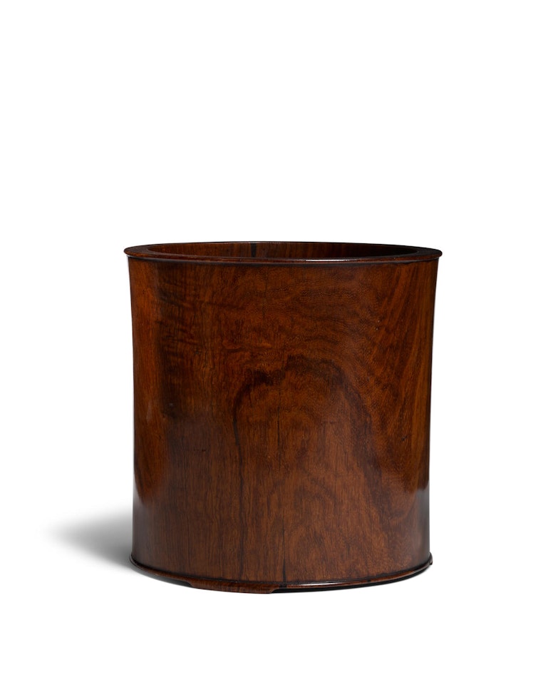 A huanghuali brushpot, bitong by Anonymous