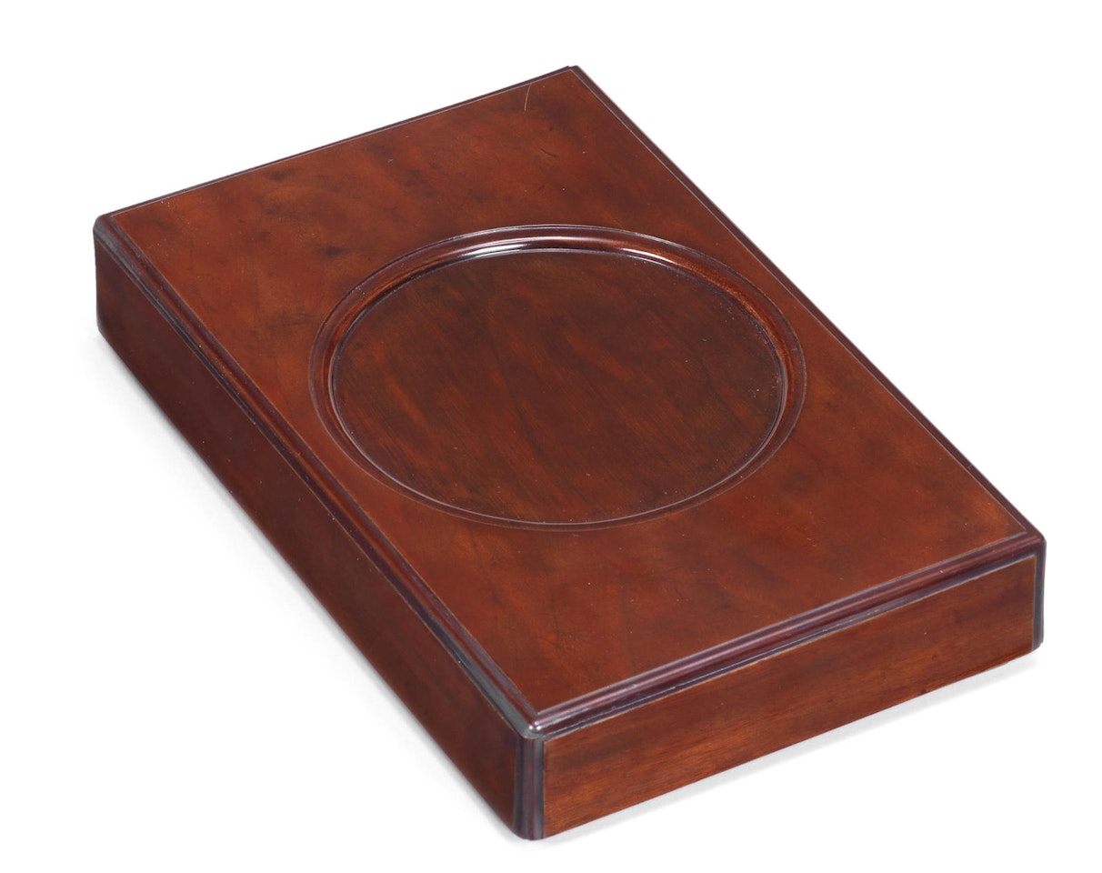 A lacquered-wood rectangular suzuribako (box for writing utensils) by Anonymous