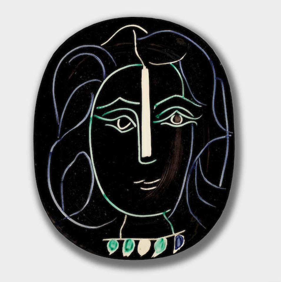 Visage de femme (Ramié 220) by Pablo Picasso