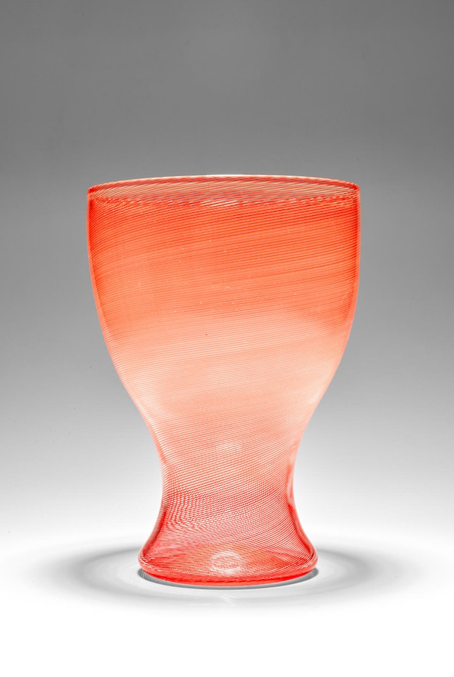 Large Mezza Filigrana Vase by Carlo Scarpa