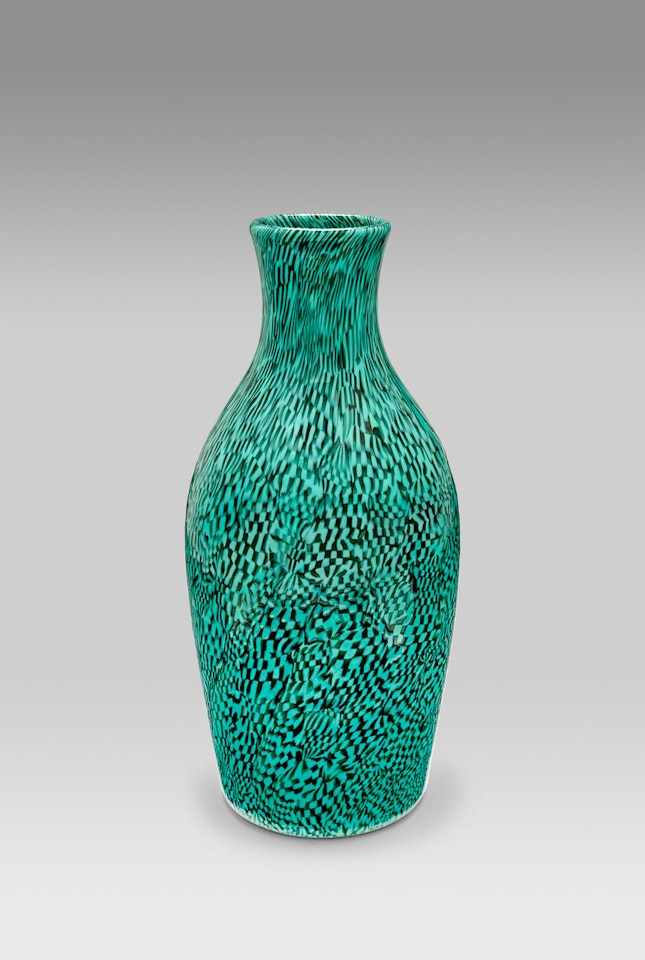 Rare A Dame Murrine Vase by Paolo Venini