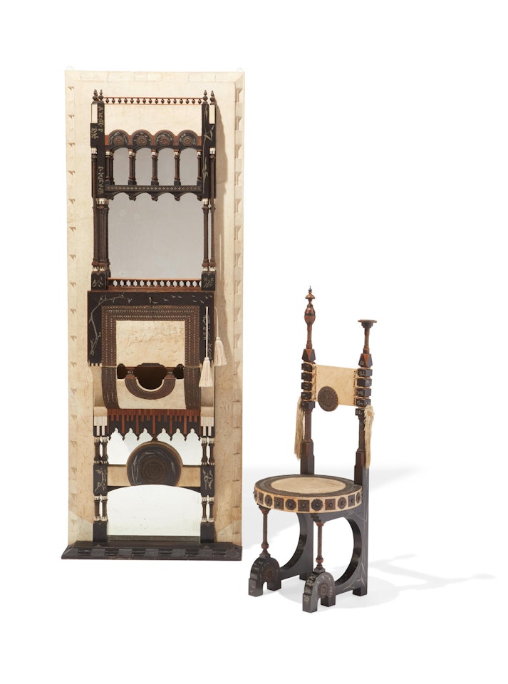 Desk and Chair by Carlo Bugatti