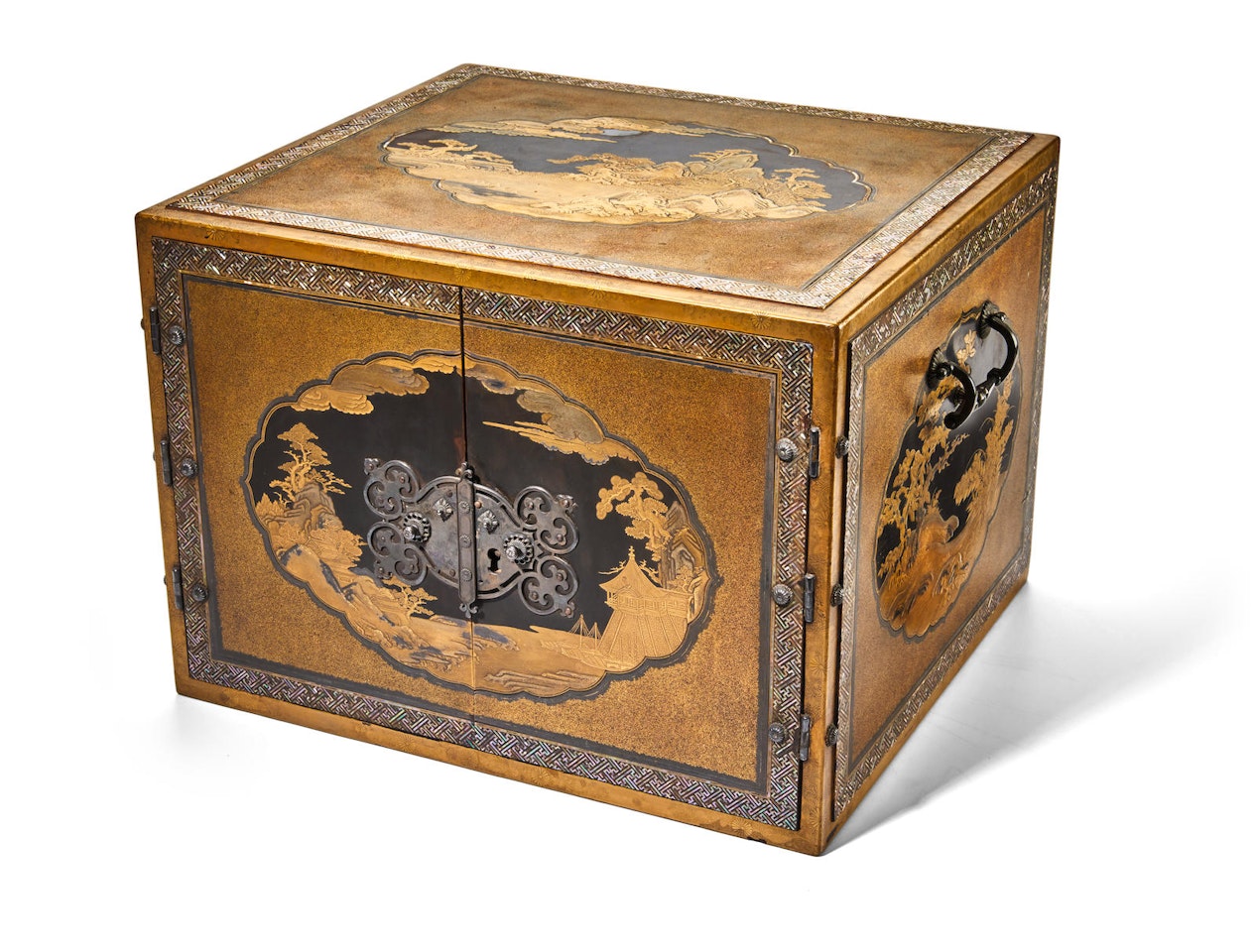 An export lacquer cabinet by Anonymous