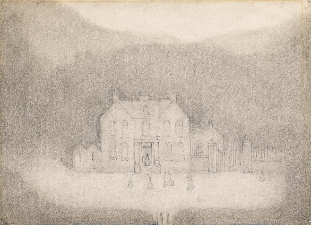 Old House by Laurence Stephen Lowry