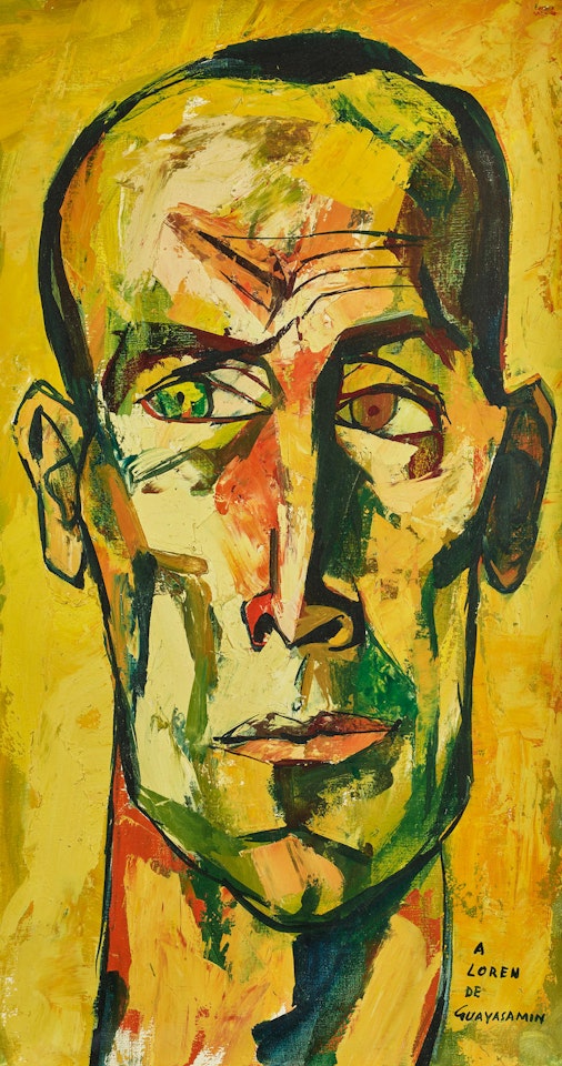 Portrait of Loren McIntyre by Oswaldo Guayasamin