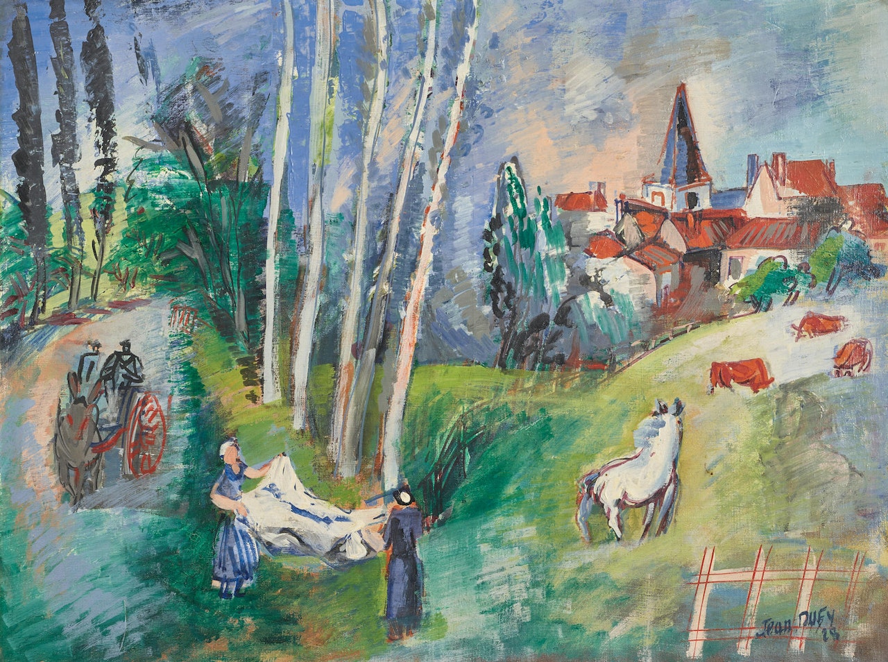 Paysage du Limousin by Jean Dufy